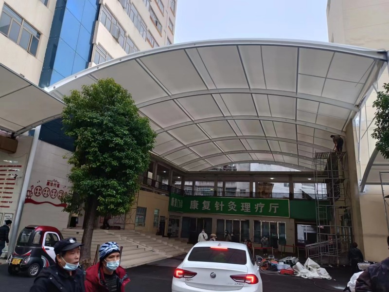 小区电动车膜结构车棚定制，2026正规杨浦区膜结构厂家推荐-1